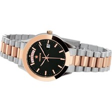 Orologio Uomo HOOPS LUXURY DAY DATE 2620MSRG02 Acciaio Bicolor Rosè Nero