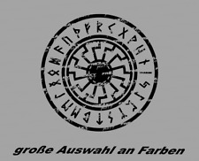 Vegvisir Runin Sole Bussola Adesivo Sticker Auto Vichinghi Vichinghi Tatuaggio