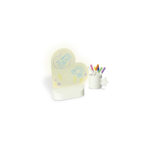 Lavagna memo led cuore - cuore, usb