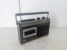 PHILIPS D7010 RADIO BOOMBOX AM/FM CASSETTE REGISTRATORE MICROFONO VINTAGE RETRO