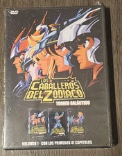LOS CABALLEROS DEL ZODIACO 5 DVDs SET LATIN AMERICAN SPANISH AUDIO REGION 1