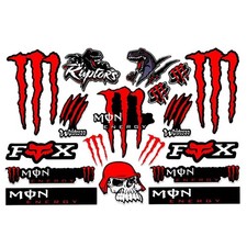 Xuzopim monster energy adesivi - xuzopim,