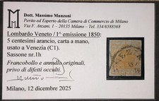 Lombardo Veneto 5 Cent Arancio