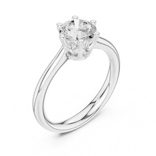 Anello di fidanzamento tondo 1