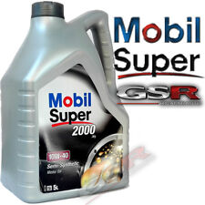 5 Litri Olio Motore Mobil 10w40 Super 2000 X1 Semi Sistetico Auto Benzina Diesel