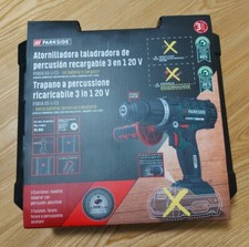 Parkside Trapano A Percussione Psbsa 20-Li C2, 20V Senza batteria e caricabatt