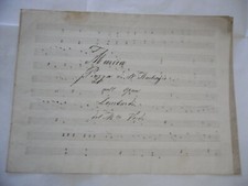 ANTICO VECCHIO MANOSCRITTO