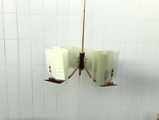 Lampadario Anni 50 Paralumi In