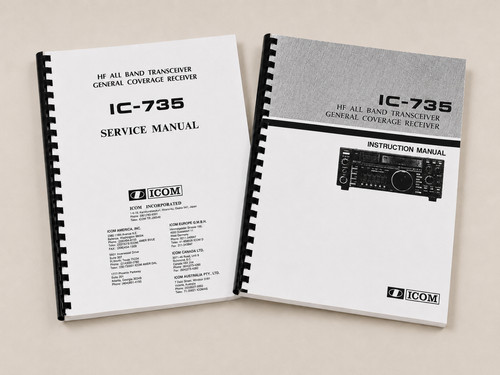 Icom 735 manuali istruzioni - icom, ic-735