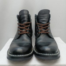 Stivali bianchi stivali corti in pelle 2332C neri taglia US 10,5