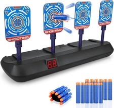 Tiro al Bersaglio per Nerf,Bersaglio Digitale Elettrico, 20 Proiettili, Giochi B