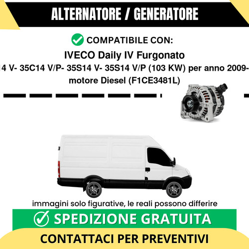 Alternatore iveco daily - alternatore,
