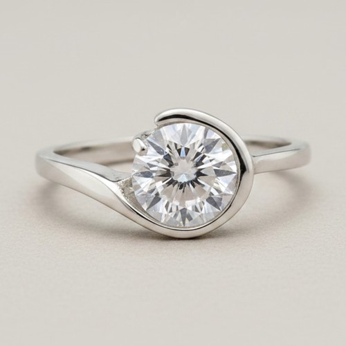 Elegante anello argento - elegante, in
