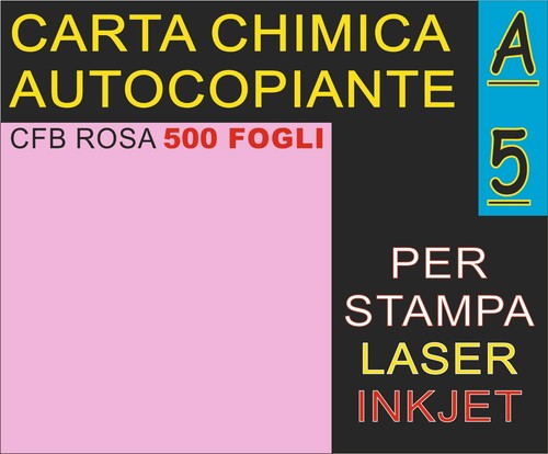 500 carta rosa chimica - 500,