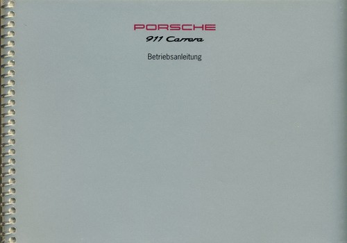 Porsche 993 carrera manuale - carrera,