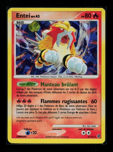 Carte pokémon entei - carte,