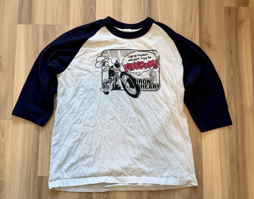 Shirt raglan iron heart - t-shirt,