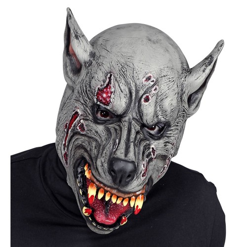 Maschera lupo mannaro con - lupo,