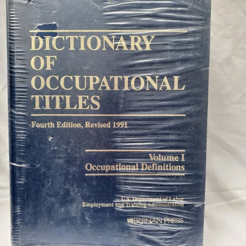 Dictionary occupational - of,