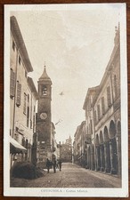 CARTOLINA D' EPOCA-COTIGNOLA (RA) "CORSO SFORZA" VIAGGIATA 1930