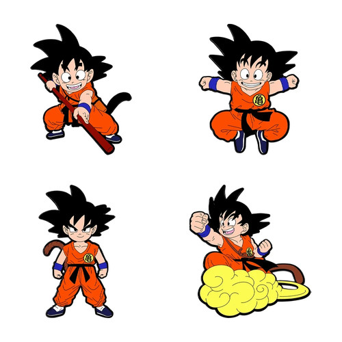 Dragon ball goku set pin - goku,