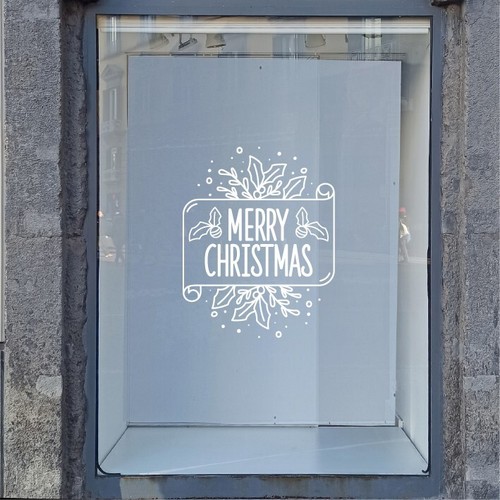 Adesivi natale per vetrine - natale,
