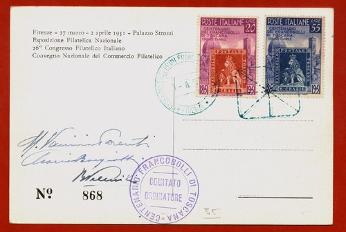 Cartolina filatelica serie - filatelica,,