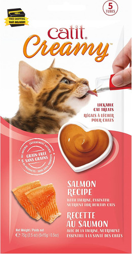 Creamy lickable cat treat - lickable,