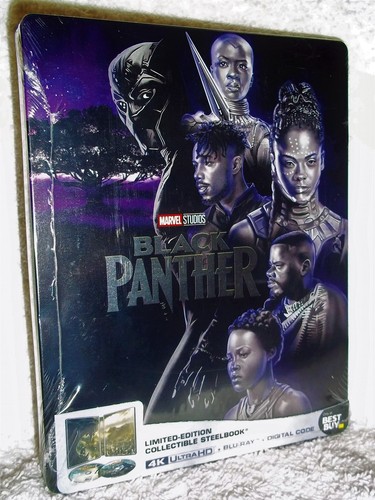 Black panther blu ray - black, (4k/blu-ray