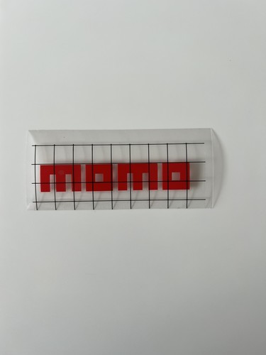 Adesivo logo momo - adesivo,