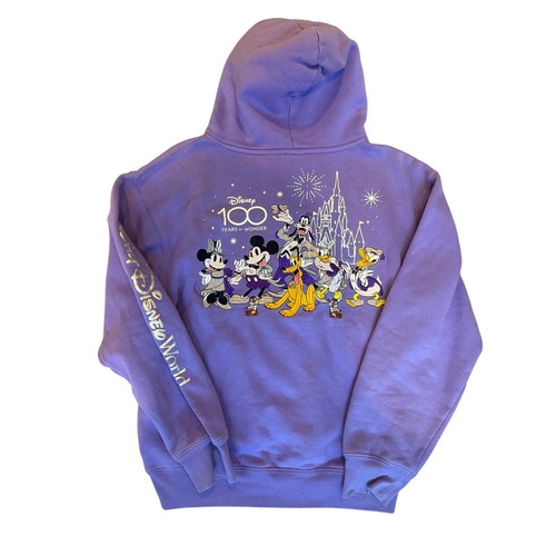 Felpa con cappuccio viola - , walt