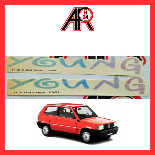 Scritta adesiva colorata young - adesiva,