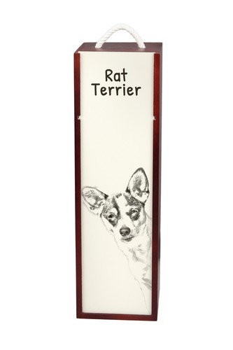 Cassa vino rat terrier con - vino,