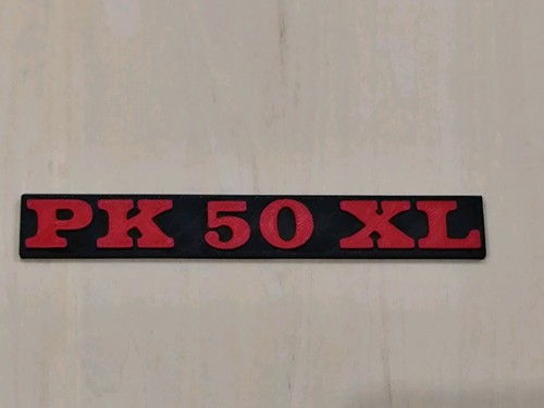 Targhetta vespa 50 - pk, xl