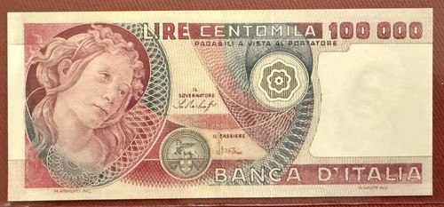 100000 lire botticelli tripla