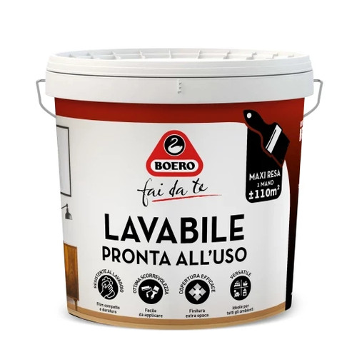 Idropittura lavabile pronta