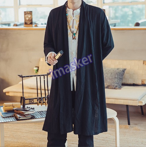 Cardigan uomo cotone lino