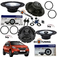 Kit 6 Casse Altoparlanti Alpine Anteriori e Posteriori per Peugeot 2008 dal 2013