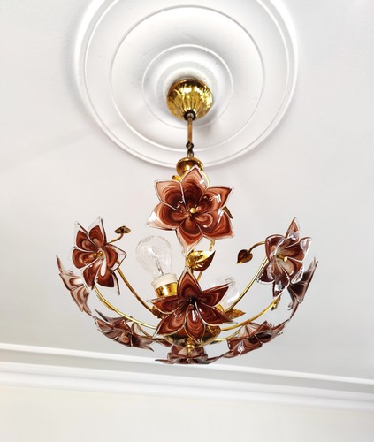 Lampadario vintage murano - lampadario,