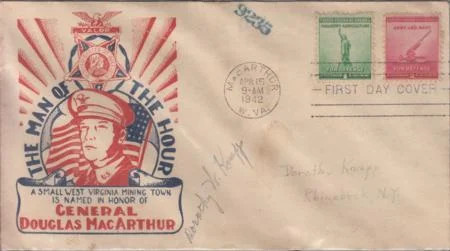 899 900 fdc mcarthur wv - 899-900,