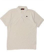 Polo uomo KAPPA media bianca