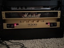 Marshall 9200 Amplificatore di Potenza Stereo Doppio Monoblocco 200 Watt 6L6 Tubi 100watt x 2