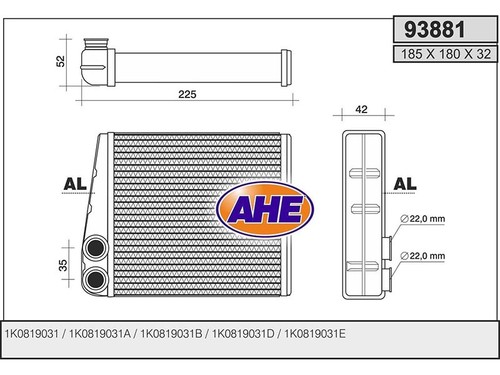 Radiatore riscaldamento ahe - riscaldamento,