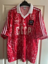 Maglia maglia calcio Unione Sovietica URSS CCCP 42” 44” L XL Russia 1989/1990/1991