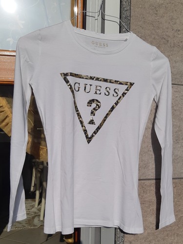 Maglietta guess bianca - maglietta,