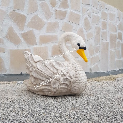 Cigno statua vaso portafiori - statua,