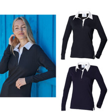 Front Row Camicia da donna a maniche lunghe increspato (FR101) - Feminine Fit Co