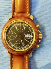 orologio vintage automatico LOCMAN oro E Radica