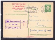 Cartolina Intero Carte Postale GErmania Deutsche Bundespost 1961 10  WED2479