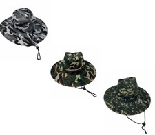 Cappello pescatore mimetico unisex cappellino cowboy da sole protezione uv 